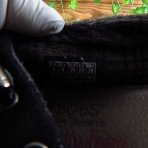 Bobs By Skechers Women's Memory Foam Boat Shoe Black Synthetic Sz 9 Medium Used - Picture 5 of 7